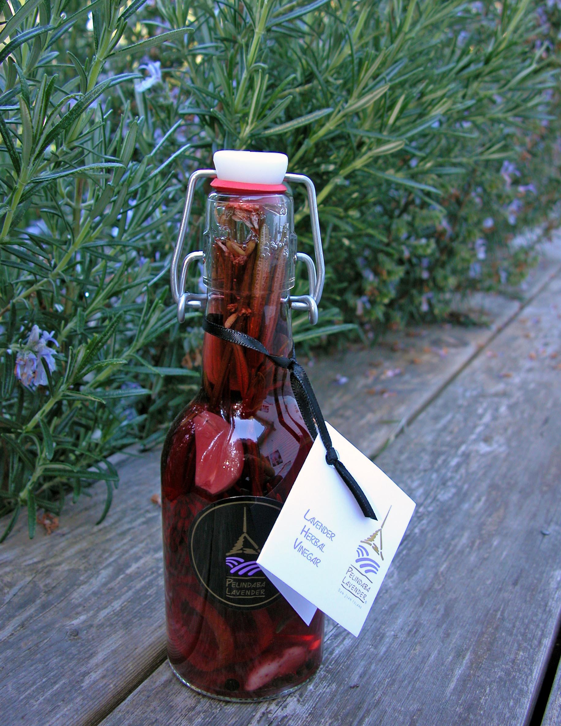 pelindaba lavender vinegar products from Pelindaba Lavender farm